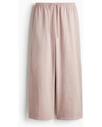 H&M - Baumwollhose im Washed-Look - Lyst