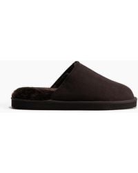 H&M - Hausschuhe mit Teddyfutter - Lyst