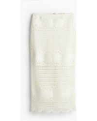 H&M - Rock im Häkellook - Lyst