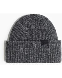 H&M - Gerippte Mütze aus Wollmix - Lyst