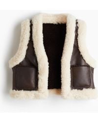H&M - Gilet Met Fluffy Randen - Lyst