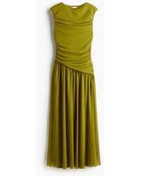 H&M - Drapiertes Kleid - Lyst