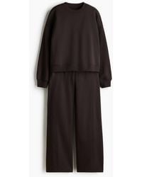 H&M - 2-teiliges Set mit Sweatshirt und Joggpants - Lyst