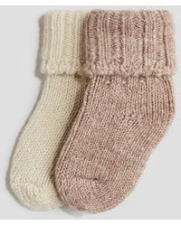 H&M - Chaussettes En Laine Mélangée - Lyst