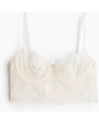 H&M - Kanten Bustier - Lyst