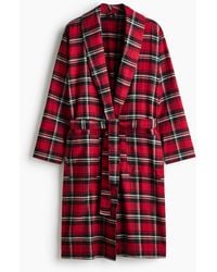 H&M - Ochtendjas Van Katoenen Flanel - Lyst