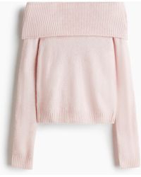 H&M - Off-the-shouldertrui - Lyst