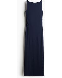 H&M - Drapiertes Bodycon-Maxikleid - Lyst