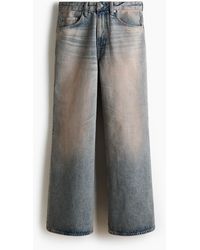 H&M - Loose Bootcut Jeans - Lyst