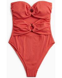 H&M - Bandeaubadpak Met Padded Cups - Lyst