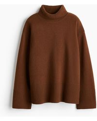 H&M - Pullover aus Kaschmirmix mit Turtleneck - Lyst