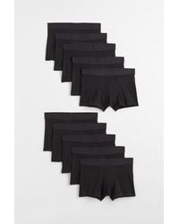 H&M - 10er-Pack Kurze Trunks mit Lycra - Lyst