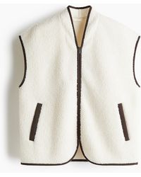 H&M - Veste Sans Manches En Tissu Teddy Bear - Lyst