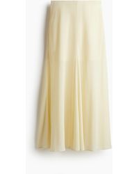 H&M - Jupe maxi en mousseline - Lyst