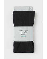 H&M MAMA Strumpfhose 200 den - Schwarz