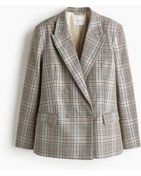 H&M - Oversized Twillblazer - Lyst