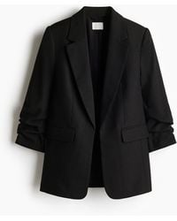 H&M - Blazer mit gerafften Ärmeln - Lyst