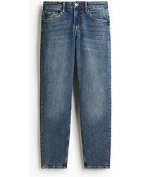 H&M - Tapered Regular Jeans - Lyst