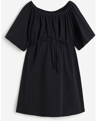 H&M - MAMA Off-Shoulder-Kleid aus Baumwolle - Lyst