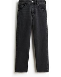 H&M - Mom Slim Fit High Waist Ankle Jeans - Lyst