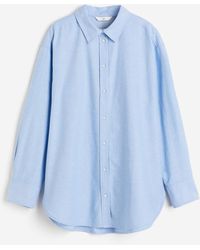 H&M - Oxfordbluse - Lyst