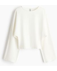 H&M - Jerseyshirt mit Fledermausärmeln - Lyst