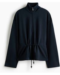 H&M - Sweatvest Met Drawstring - Lyst