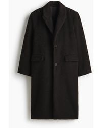 H&M - Manteau À Fermeture Droite En Laine Mélangée - Lyst
