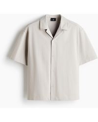 H&M - Casual Overhemd Met Structuur - Lyst