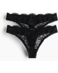 H&M - Set Van 2 Kanten Slips - Lyst