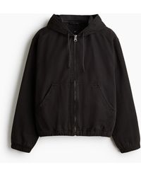 H&M - Workwearjack Met Capuchon - Lyst