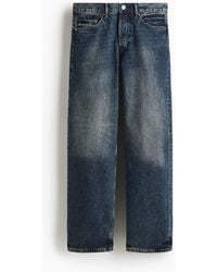 H&M - Loose Straight Jeans - Lyst