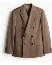 H&M - Zweireihiges Jackett in Regular Fit - Lyst