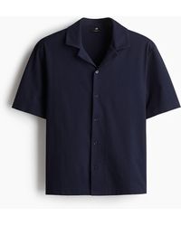 H&M - Geribd Casual Overhemd - Lyst