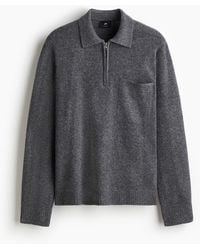 H&M - Pull Regular Fit Avec Col Zippé - Lyst
