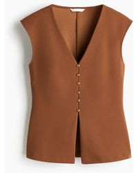 H&M - Gilet Van Interlocktricot - Lyst