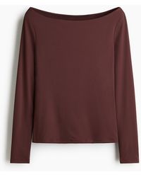 H&M - Top Met Boothals - Lyst