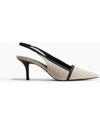 H&M - Spitze Slingpumps - Lyst