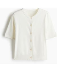 H&M - Vest Met Korte Mouwen - Lyst