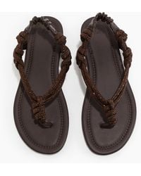 H&M - Sandalen mit Strass - Lyst