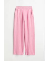 H&M Wide Joggers - Pink