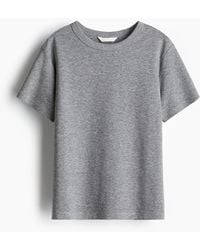 H&M - T-Shirt aus Baumwolle - Lyst