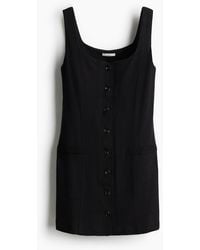H&M - Ärmelloses Kleid aus einer Leinenmischung - Lyst