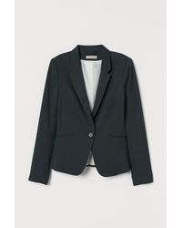 H&M Figurbetonter Blazer - Grün