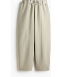 H&M - Barrel-leg Broek Van Punta Di Roma-tricot - Lyst