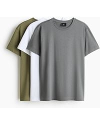 H&M - Set Van 3 T-shirts - Lyst