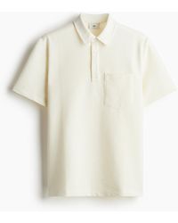 H&M - Poloshirt mit Waffelstruktur in Regular Fit - Lyst
