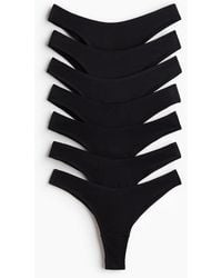 H&M - Set Van 7 Katoenen Slips - Lyst
