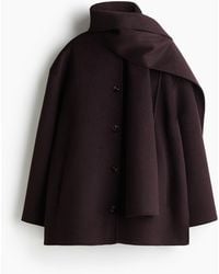 H&M - Handgefertigter Mantel aus Wollmix - Lyst
