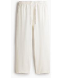 H&M - Hose aus Leinenmix in Relaxed Fit - Lyst